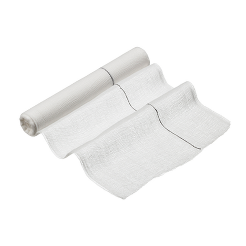 Non Sterile X-ray Detectable Gauze Roll 5m x 22.5cm 4 Fold x 144