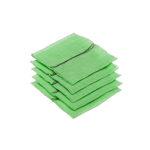 Detex 7.5x7.5cm 8 Ply Green (Tied 5's) x 100