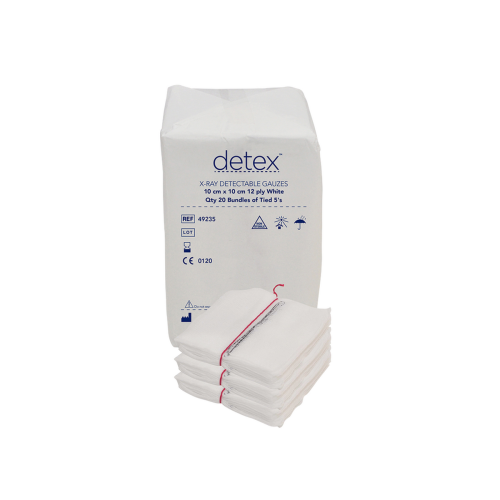 Detex 10x10cm 12 Ply (Tied 5's) x 100