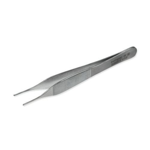 Instrapac Adson Micro Forceps Non-Toothed 12.5cm x 50
