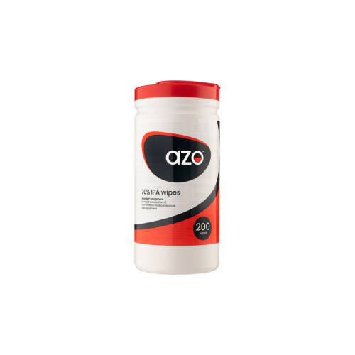 Azo Equipment 70% IPA Disinfectant Wipes x 200 - Case of 12, product view