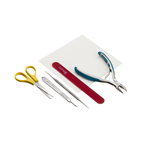 Podiatry Instrument Pack With Scissor - Soft Grip Nipper x 20