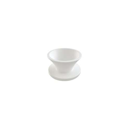 Bel-Air Ventilation Tube Bell Shape Hdpe White 1.05 2.95 2.95 1.45 1.65 x 25