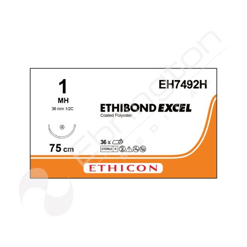 Ethibond Excel Sutures EH7492H x 36