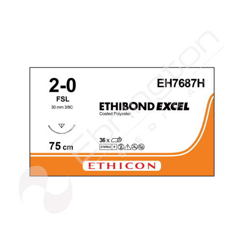 Ethibond Excel Sutures EH7687H x 36