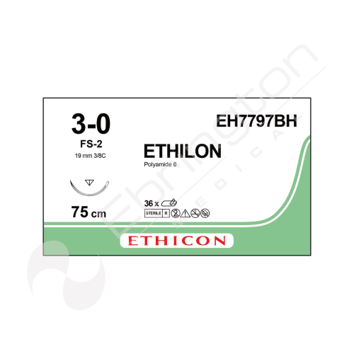 Ethilon Sutures EH7797BH x 36