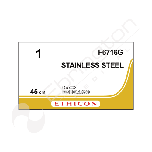 Surgical Stainless Steel Sutures F6716G x 12