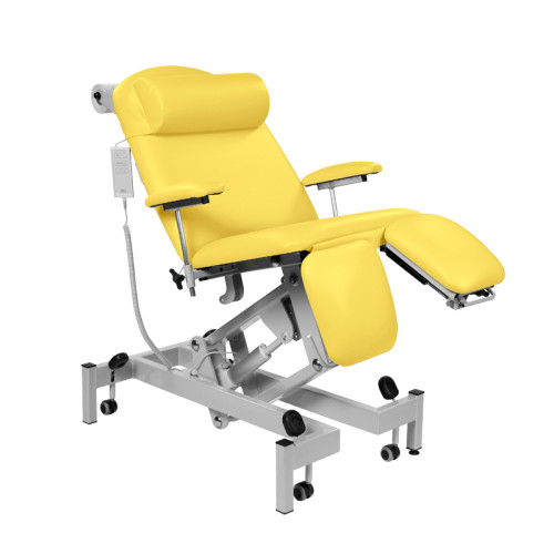 Sunflower Fusion Treatment Chair with Split Foot Section - Electric Height and Tilting Seat - Sunflower