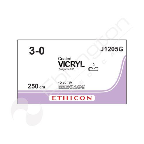 Vicryl Sutures J1205G x 12