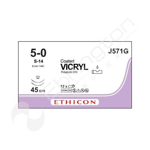 Vicryl Sutures J571G x 12