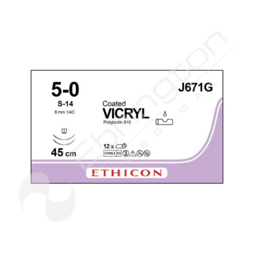 Vicryl Sutures J671G x 12