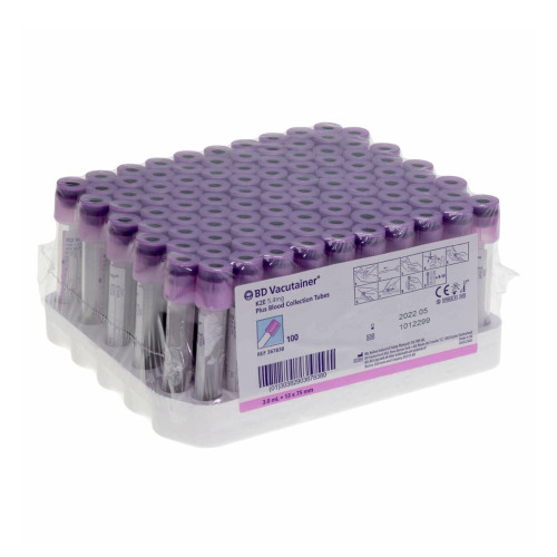 Vacutainer Tubes - EDTA(K2) 3ml x 100