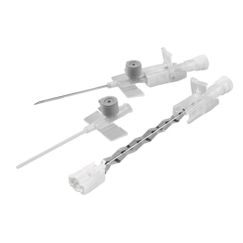 BD Venflon Pro-Safety IV Cannula with Injection Port - 16g Grey
