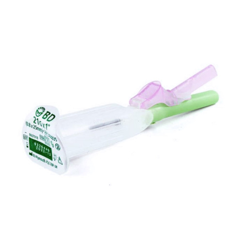 Eclipse Signal Blood Collection Needle with Integrated Holder - 21g Needle x 50