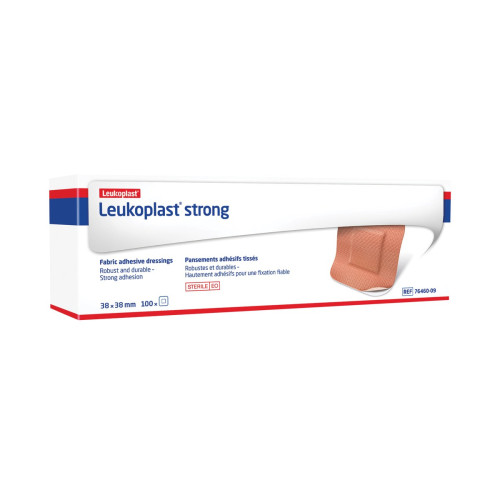 Leukoplast Strong (3.8cm x 3.8cm) x 100, primary view