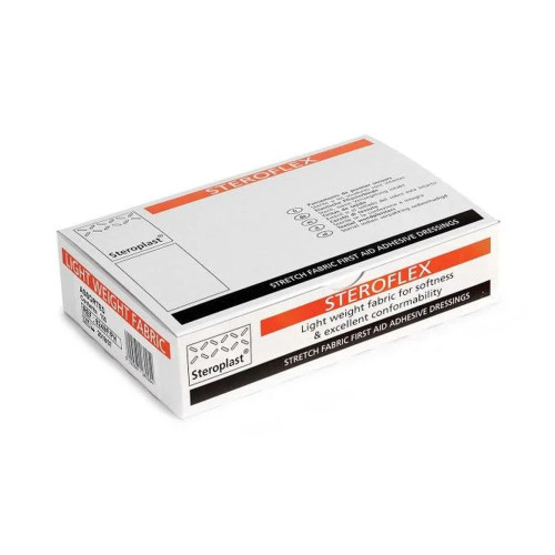 Steroflex Stretch Fabric Plasters (6cm x 2cm) x 100, primary view