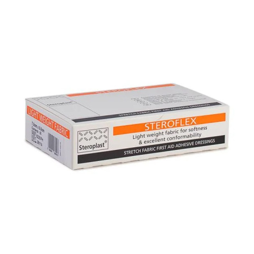 Steroflex Stretch Fabric Plasters (7.5cm x 5cm) x 50, primary view