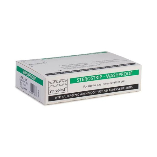 Sterostrip Washproof Plasters (7.5cm x 5cm) x 50, primary view