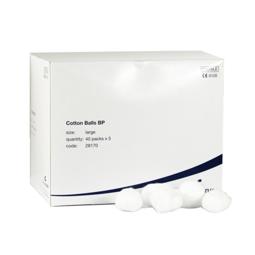 Cotton Balls - Sterile x 200 (Packs of 5)