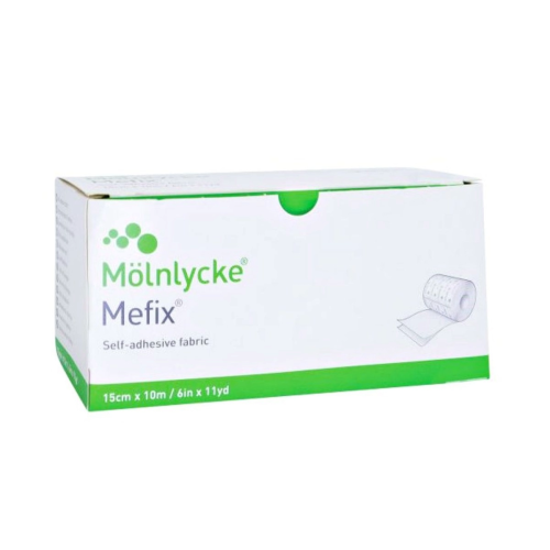 Mefix Self&acirc;Adhesive Fixation Fabric Dressings - 311500 - 15cm x 10m, front/pack view
