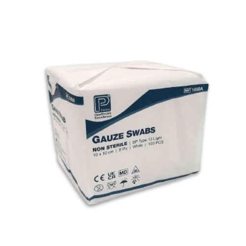 Economy Gauze Swab 10x10cm x 100