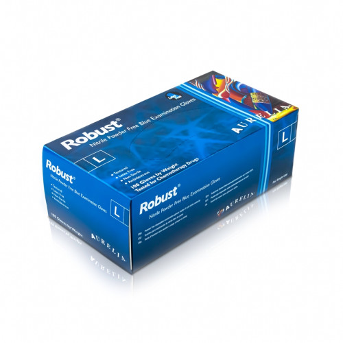 Robust Powder Free Nitrile Gloves x 100 - Large