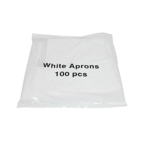 Premium Disposable Aprons - White x 100