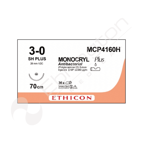 Monocryl Plus Sutures MCP4160H x 36