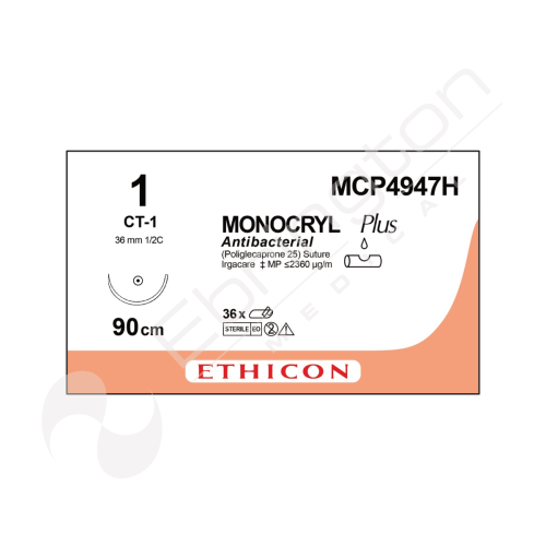 Monocryl Plus Sutures MCP4947H x 36