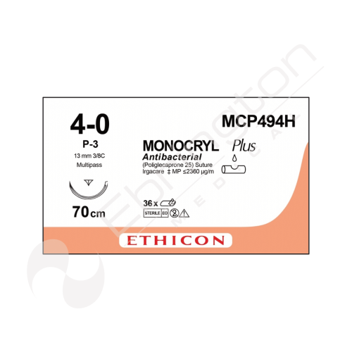 Monocryl Plus Sutures MCP494H x 36