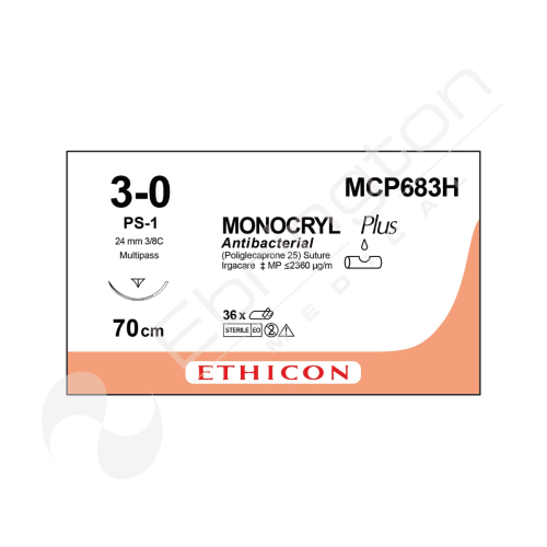 Monocryl Plus Sutures MCP683H x 36