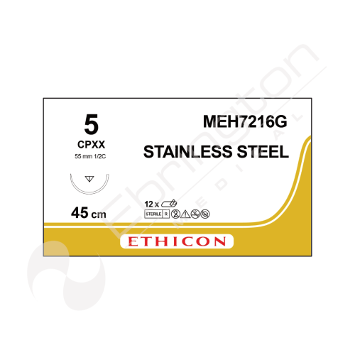 Surgical Stainless Steel Sutures MEH7216G x 12