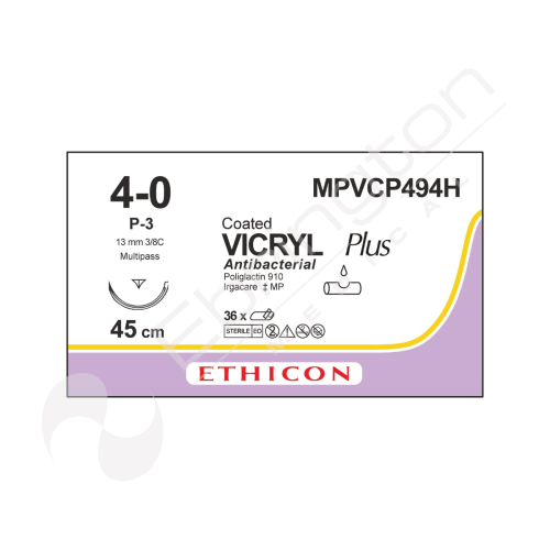 Vicryl Plus Sutures MPVCP494H x 36