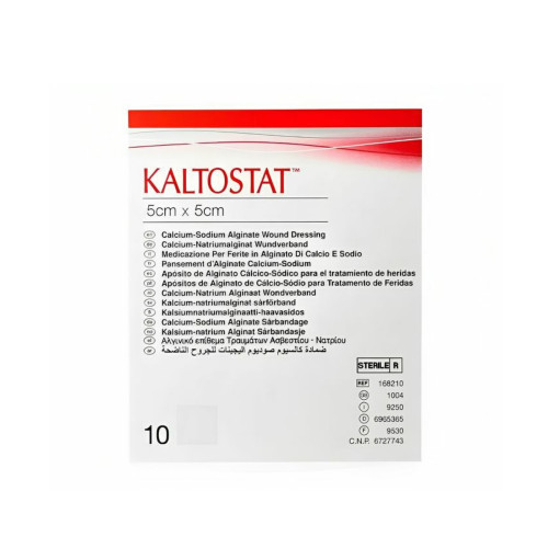 Kaltostat Alginate Square Dressings - 168210 - 5cm x 5cm x 10