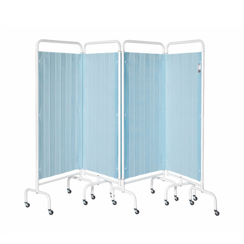 Replacement Disposable Curtains for Sunflower Four Panel Screen - Pastel Blue