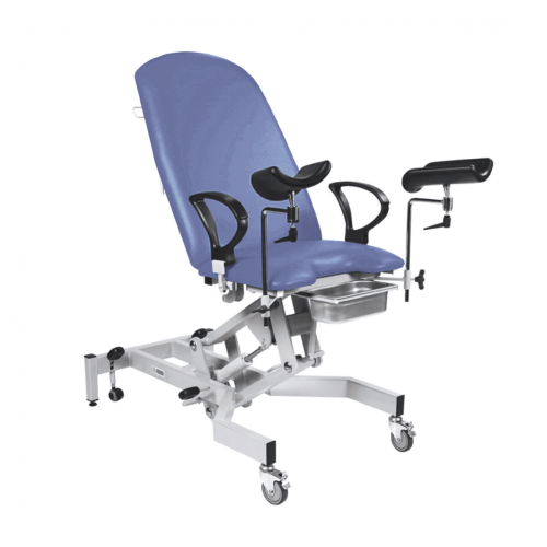 Sunflower Fusion Gynae Hydraulic Couch - Blueberry