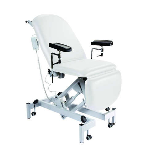 Sunflower Fusion Phlebotomy Chair Electric 2 - Snow White