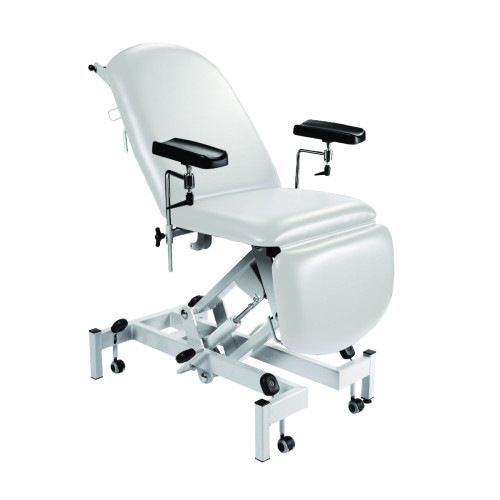 Sunflower Fusion Phlebotomy Chair Hydraulic - Snow White
