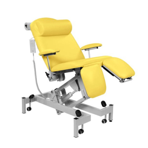 Sunflower Fusion Treatment Chair with Split Foot Section - Electric Height and Back with Tilting Seat - Sunflower