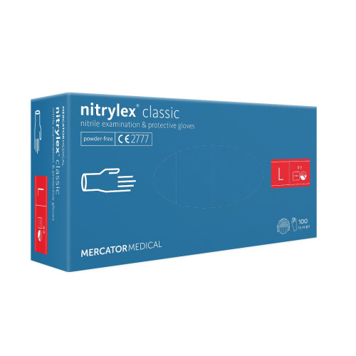 Nitrylex Classic Nitrile Gloves x 100 - Large