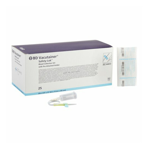 Sterile Blood Collection Set with Pre-attached Holder x 25