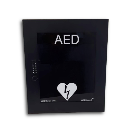 AED Climate Box Defibrillator Cabinet with Heating & Combination Lock