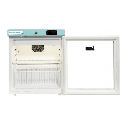 PPGR47BT Pharmacy Plus Bluetooth Fridge with Glass Door - 47 Litre