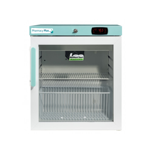 PPGR47BT Pharmacy Plus Bluetooth Fridge with Glass Door - 47 Litre