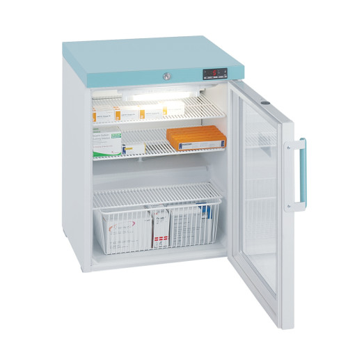 PEGR82UK Pharmacy Fridge with Glass Door - 82 Litre