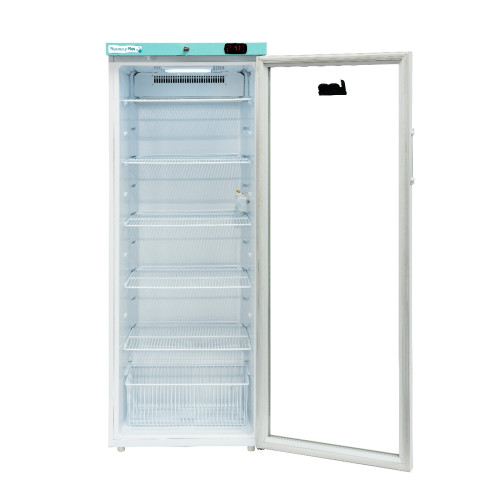 PPGR310BT Pharmacy Plus Bluetooth Enabled Fridge with Glass Door - 310 Litre