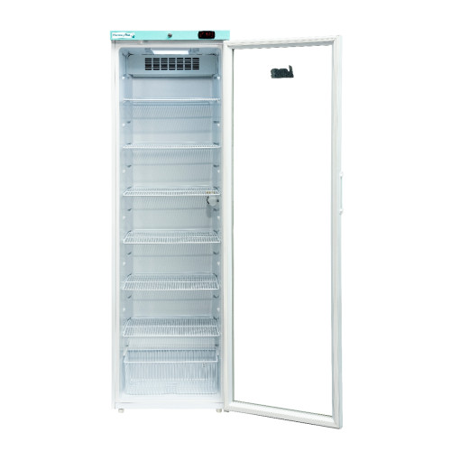 PPGR400BT Pharmacy Plus Bluetooth Enabled Fridge with Glass Door - 400 Litre
