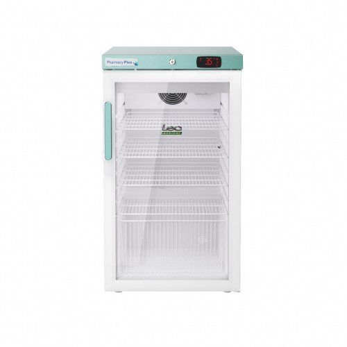 PPGR120BT Pharmacy Plus Bluetooth Fridge with Glass Door - 120 Litre