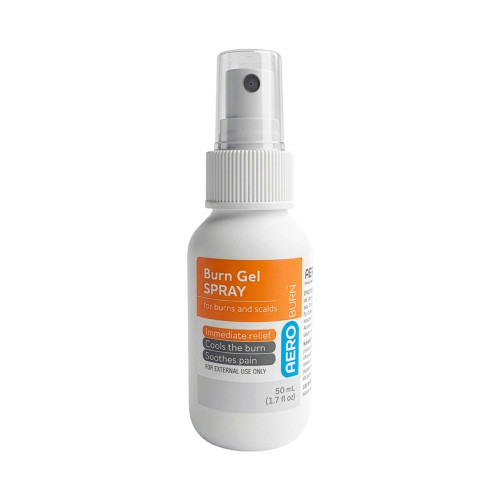 Aeroburn Burn Gel Spray -BSG50 - 50ml, front/pack view