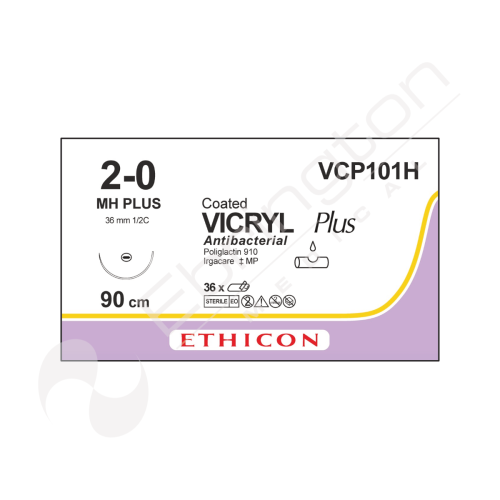 Vicryl Plus Sutures VCP101H x 36